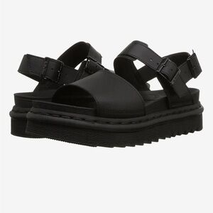 Dr. Martens Women's Black Chunky Platform Sandals
